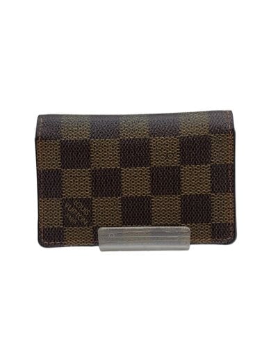 商品画像：オーガナイザー・ドゥ・ポッシュ_ダミエ・エベヌ/レザー/BRW/メンズ 1