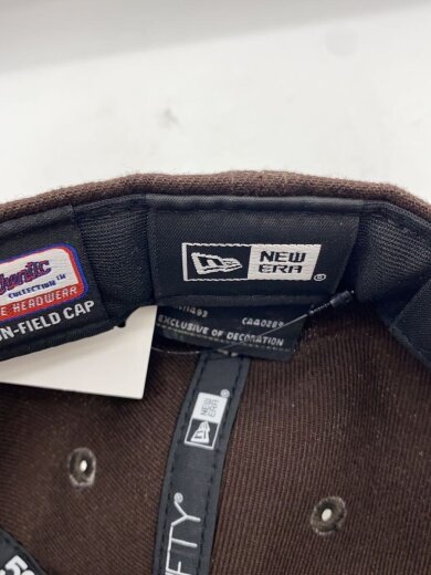 商品画像：キャップ/7 1/4/コットン/BRW/無地/メンズ 6