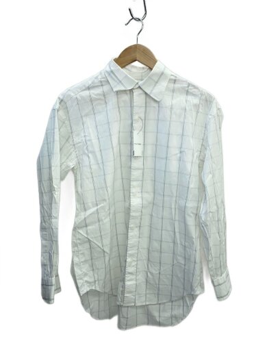 商品画像：長袖シャツ/XS/コットン/WHT/チェック/63-01-31-01007 1