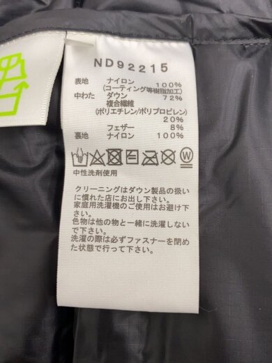 商品画像：ダウンジャケット/XS/ナイロン/BLK/ND92215 5