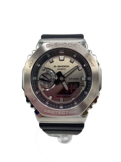 商品画像：クォーツ腕時計_G-SHOCK/デジアナ/ラバー/SLV/BLK 1