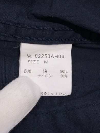 商品画像：長袖シャツ/M/コットン/BLK/無地 4
