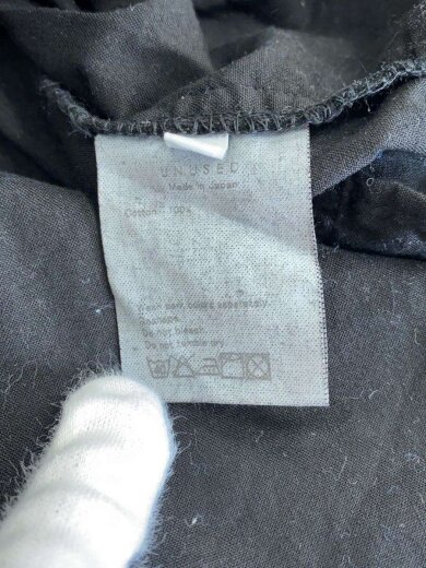 商品画像：カットソー/4/コットン/BLK/無地 5