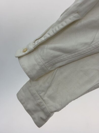 商品画像：長袖シャツ/M/コットン/WHT/無地/A03534 6