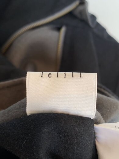 商品画像：ウールシルクショートコート/38/ウール/BLK/LW2110162 3