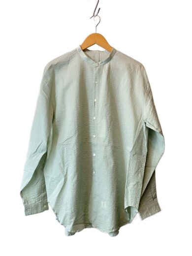 商品画像：長袖シャツ/2/コットン/GRN/ET-178C 1