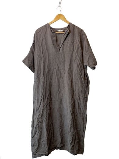 商品画像：半袖ワンピース/--/リネン/BRW/e231t155 1