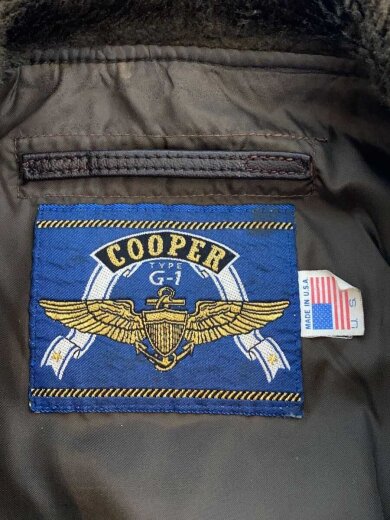 商品画像：G-1/レザー/BRW/右袖擦れはがれ有/裾擦れ有/ジップ少し固め 3