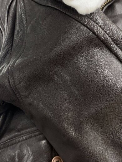 商品画像：G-1/レザー/BRW/右袖擦れはがれ有/裾擦れ有/ジップ少し固め 7