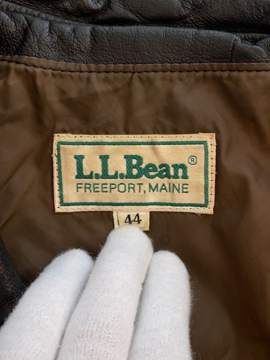 L.L.Bean / 80s/A-2/フライトジャケット/SCOVILL ZIP/44/牛革/BRW