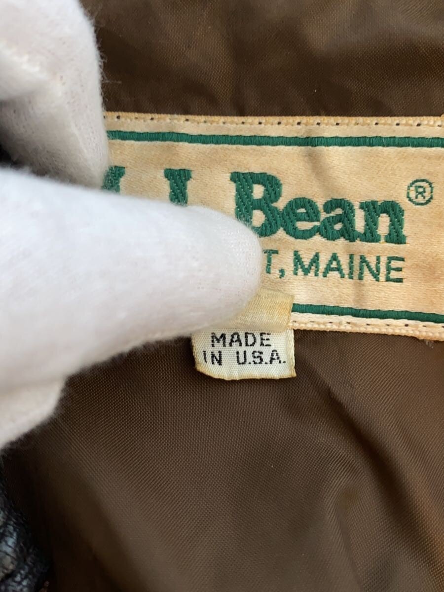 L.L.Bean / 80s/A-2/フライトジャケット/SCOVILL ZIP/44/牛革/BRW