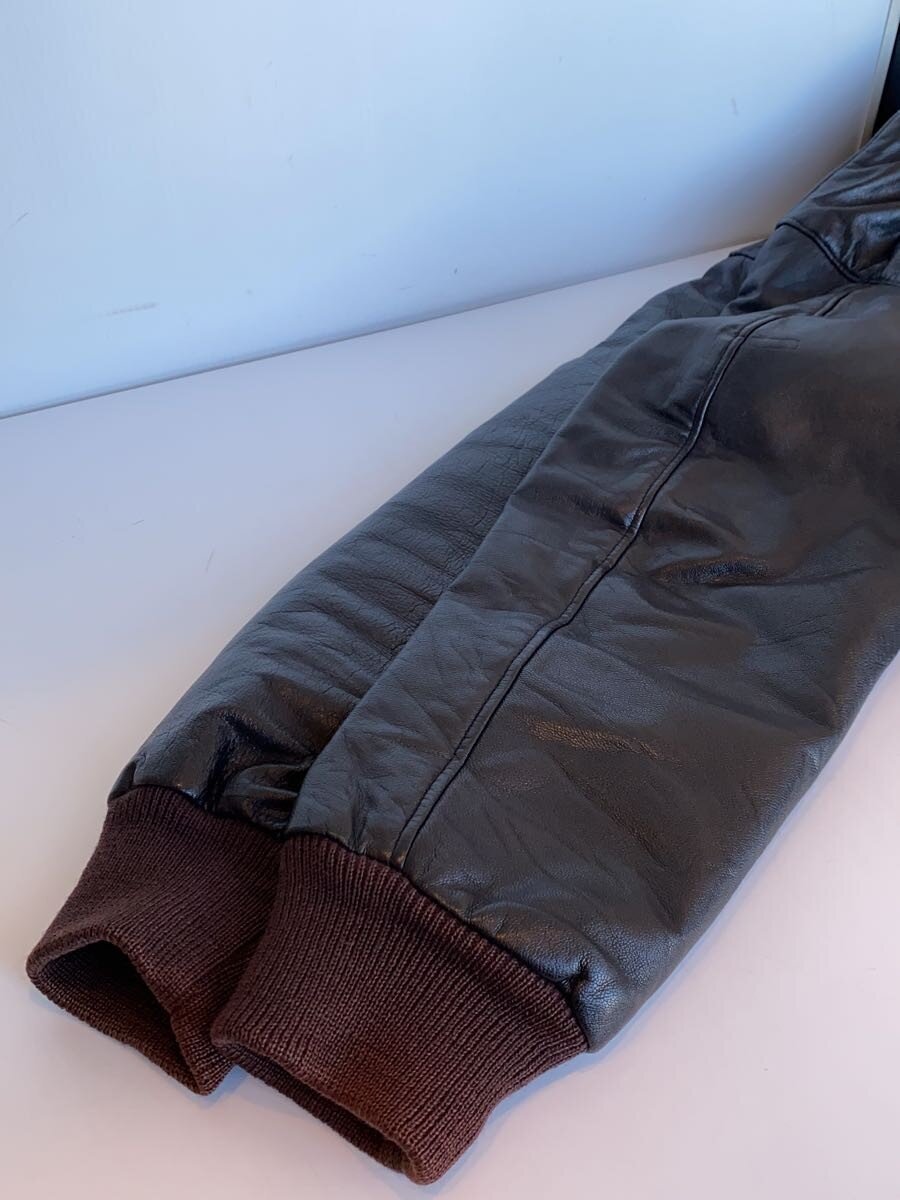 L.L.Bean / 80s/A-2/フライトジャケット/SCOVILL ZIP/44/牛革/BRW