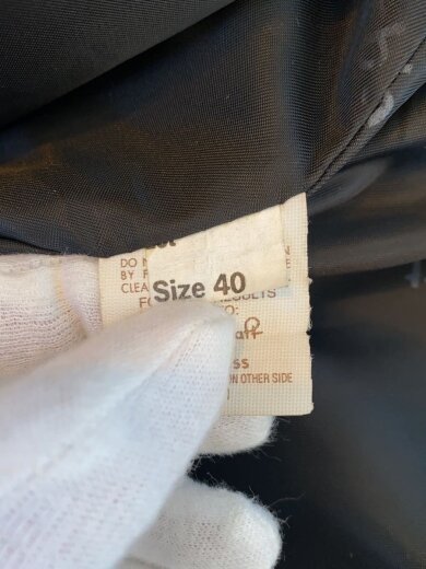 商品画像：ライナー欠品/シングルライダースジャケット/40/レザー/BLK 4