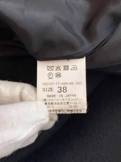 商品画像：コート/38/ウール/BLK/102127-17-250-95-380 4