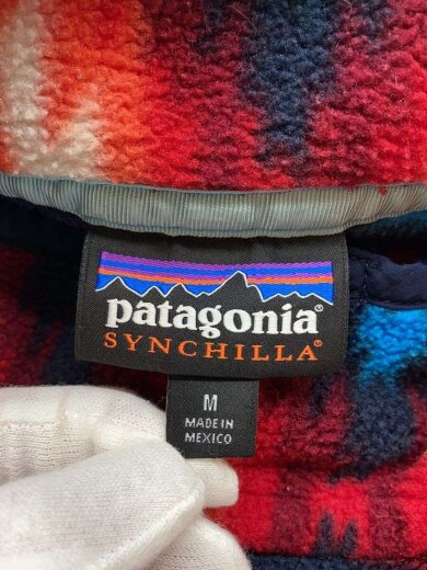 商品画像：SYNCHILLA/フリースジャケット/M/ポリエステル/RED/総柄/25455FA15// 3