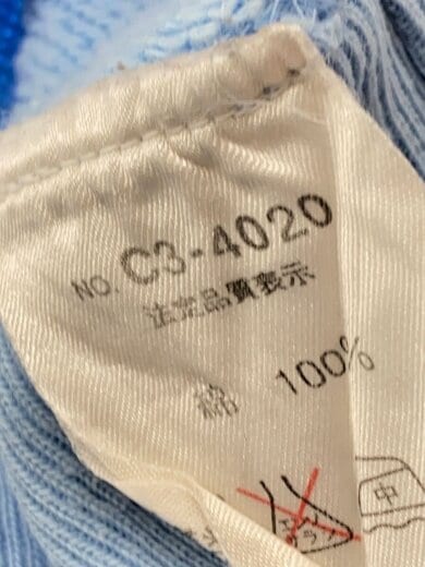 商品画像：60sランナーズタグ復刻/TALON/L/コットン/BLU/C3-4020 4