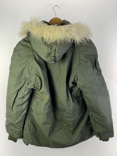 商品画像：フライトジャケット/L/コットン/KHK/無地 2