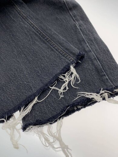 商品画像：80s/501/ボタン裏653/86年04月/カットオフ/32/デニム/BLK/501-0658 5