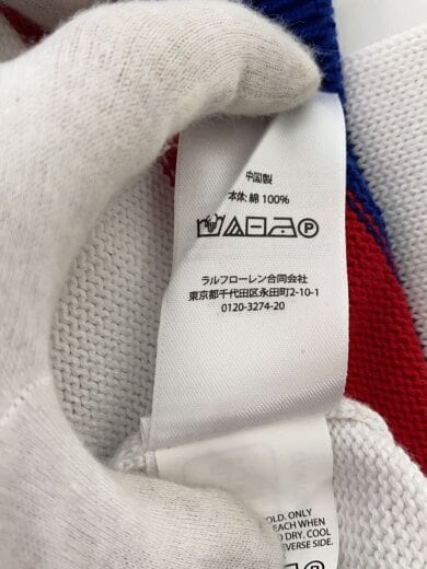 商品画像：カーディガン(薄手)/L/コットン/マルチカラー/ボーダー 4