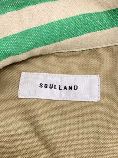 商品画像：内側汚れ有/STEWART REVERSIBLE JACKET/S/コットン/GRN/ボーダー 3