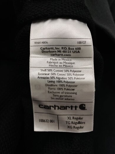 商品画像：ジップパーカー/XL/コットン/GRY/無地/100632 001 4