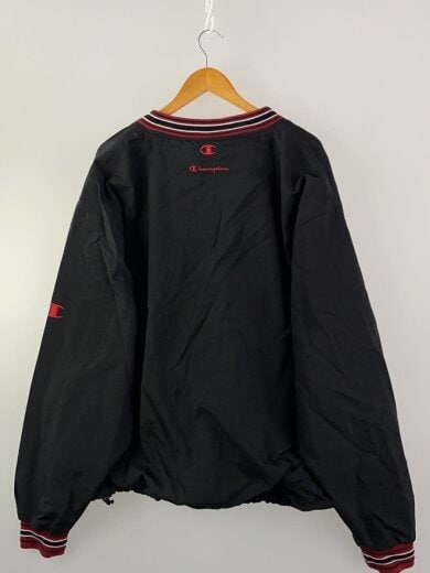 商品画像：ナイロンプルオーバー/XL/ナイロン/BLK/無地 2