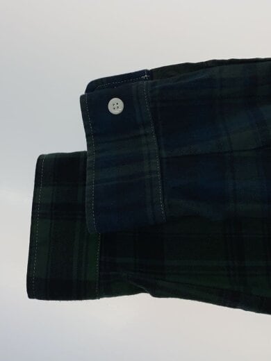 商品画像：Patchwork Check Shirts/コットン/GRN/23-050-060-0005-1-0// 6