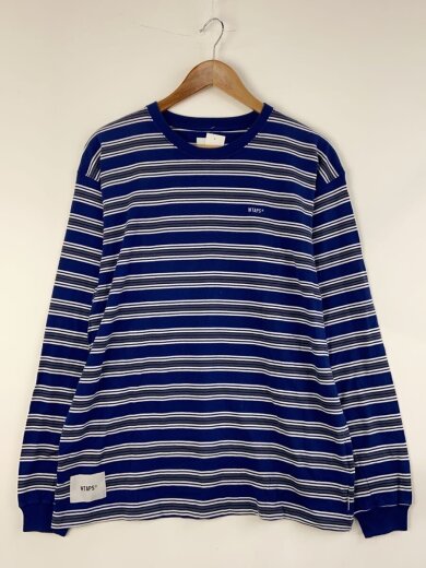 商品画像：21SS/JAM 01 LS COTTON/長袖Tシャツ/2/コットン/BLU/ボーダー 1