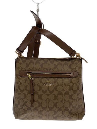 商品画像：ショルダーバッグ/レザー/CRM/総柄/F77885 1