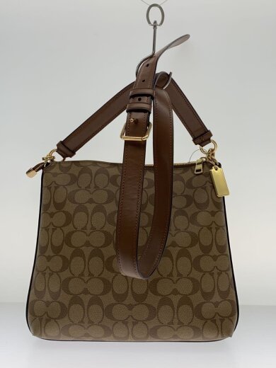 商品画像：ショルダーバッグ/レザー/CRM/総柄/F77885 3