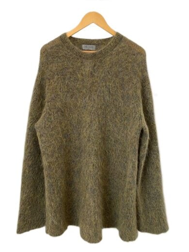 商品画像：22AW/HALF CARDIGAN FUR FINISH CREW NEC/ニット・セーター/3/モヘア/KH// 1