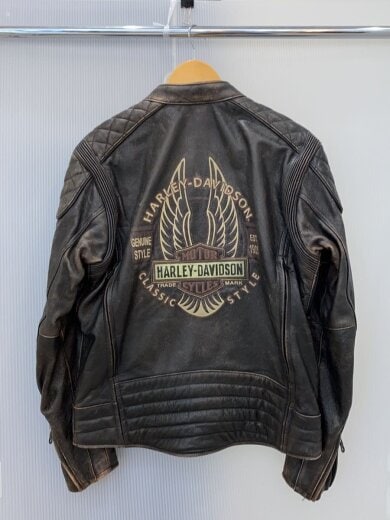 商品画像：シングルライダースジャケット/RIDING GEAR/M/カウハイド/牛革/BRW 2