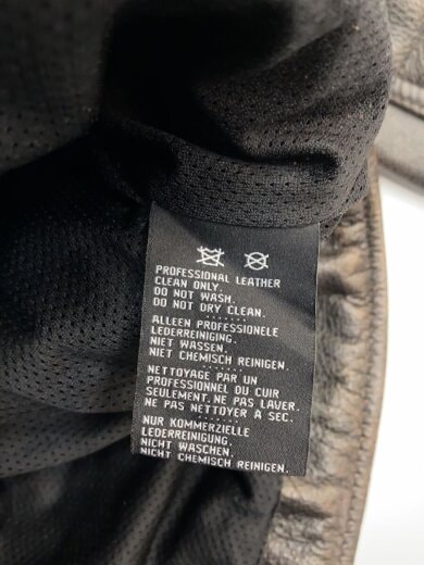 商品画像：シングルライダースジャケット/RIDING GEAR/M/カウハイド/牛革/BRW 5