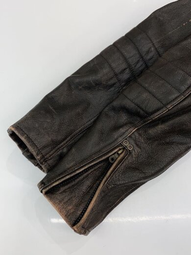 商品画像：シングルライダースジャケット/RIDING GEAR/M/カウハイド/牛革/BRW 7