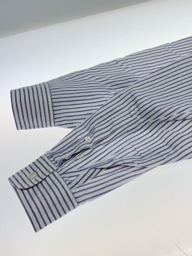 商品画像：80～90S/BD長袖シャツ/15.5/コットン/BLU/ストライプ// 4