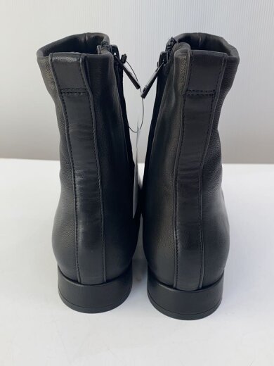 商品画像：レザーショートブーツ/ブーツ/25cm/BLK/レザー 5
