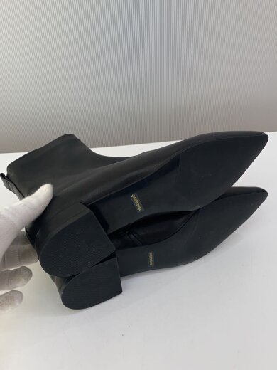 商品画像：レザーショートブーツ/ブーツ/25cm/BLK/レザー 6
