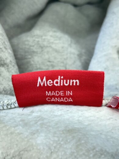 画像：Supremeジップパーカー/M/コットン/GRY/無地4