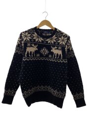 ニット・セーター(厚手)/XL/ウール/BLK/0105863ABC