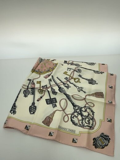 商品画像：スカーフ/シルク/PNK/総柄/レディース 1