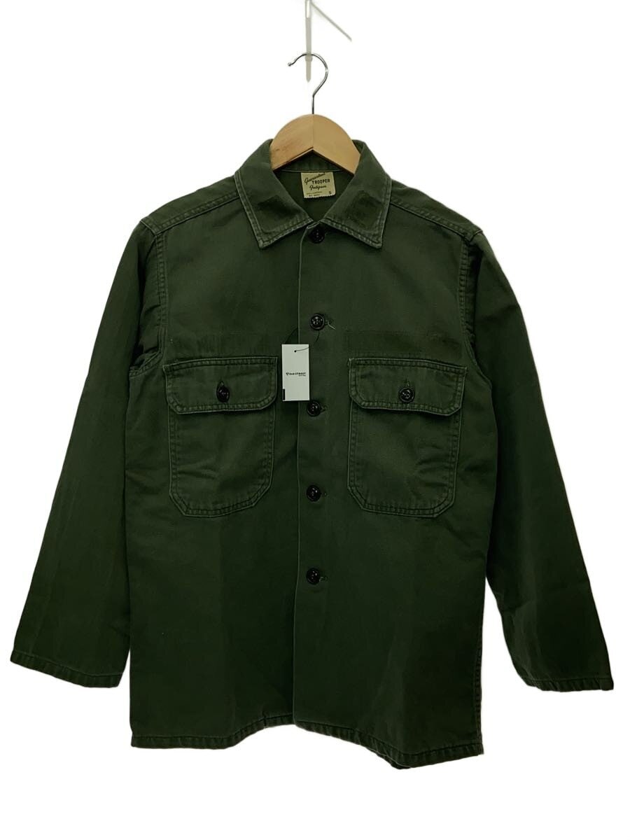その他ブランド / TROOPER/ユーティリティシャツ/カバーオール/S/コットン/GRN/無地