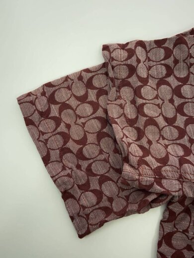 商品画像：半袖シャツ/L/コットン/RED/総柄/C7812 6