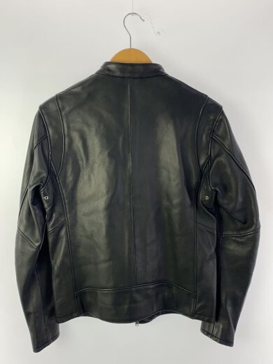 商品画像：シングルライダースジャケット/S/羊革/BLK/1225-199-7631 2