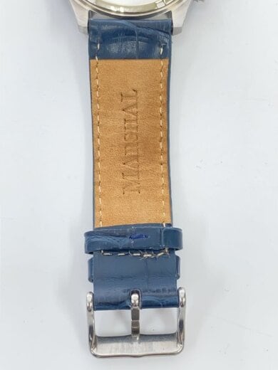 商品画像：クォーツ腕時計/アナログ/レザー/NVY/NVY/MRZ020-LSBL 7