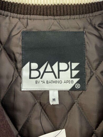 商品画像：スタジャン/M/ウール/BRW/無地 3