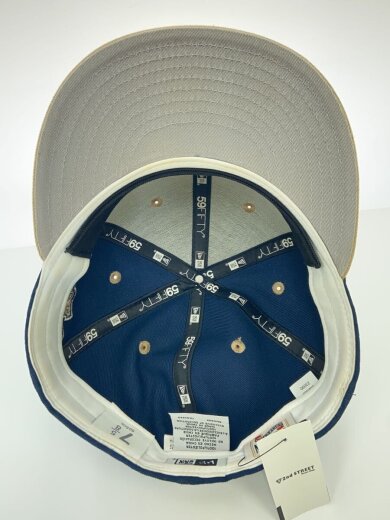 商品画像：キャップ/7 5/8/ポリエステル/NVY/無地/メンズ 4