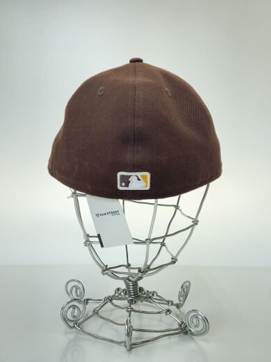 商品画像：キャップ/7 5/8/ポリエステル/BRW/無地/メンズ 3