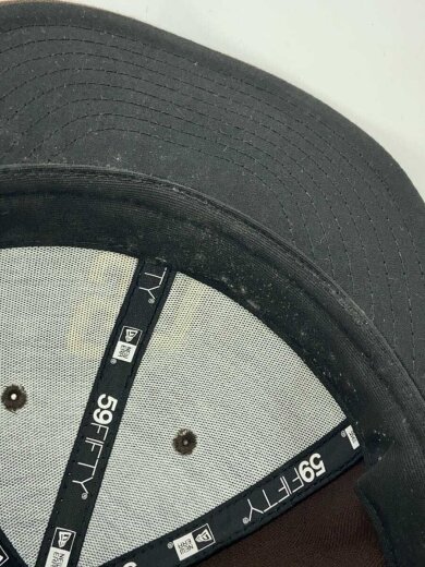 商品画像：キャップ/7 5/8/ポリエステル/BRW/無地/メンズ 7