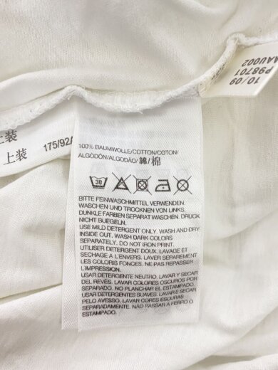 商品画像：Tシャツ/S/コットン/WHT/無地 5