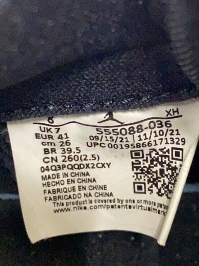 商品画像：AIR JORDAN 1 RETRO HIGH OG_エア ジョーダン 1 レトロ ハイ オリジナル/26cm/B 5